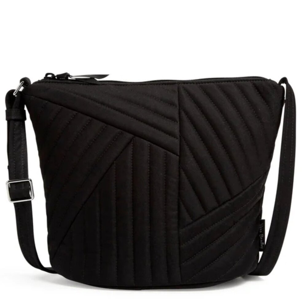NWT - Vera Bradley Bucket Crossbody Bag Black